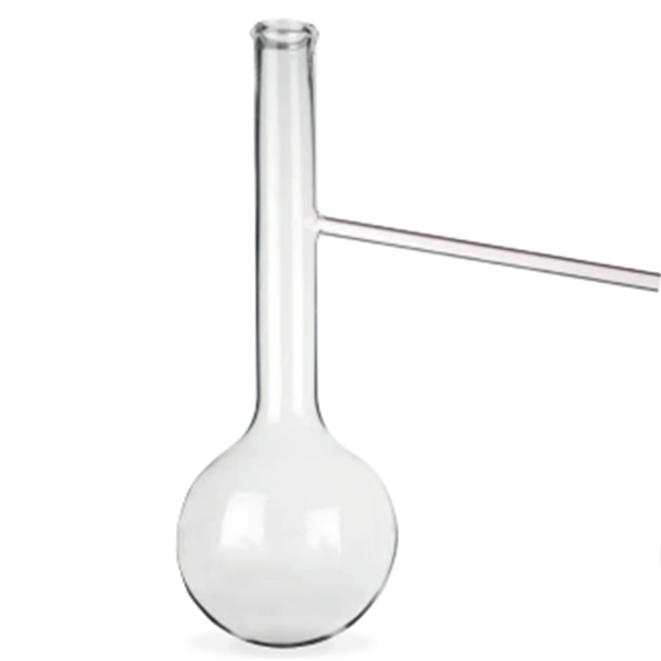 BALAO DE DESTILACAO COM SAIDA LATERAL   250ML